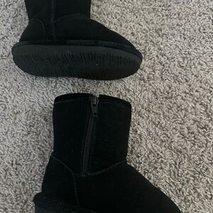 BearPaw Black Suede Footwear